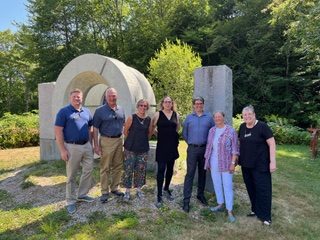 Greg Sargent at Mt. Sunapee with Executive Councilor Karen Liot Hill and fellow New Hampshire Representatives